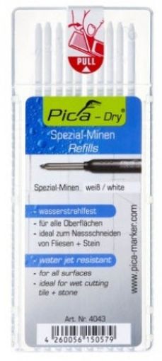 Pica DRY Refill-Set white 10 pcs