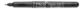 Permanent-Pen 'F' black, round tip, 0,7mm