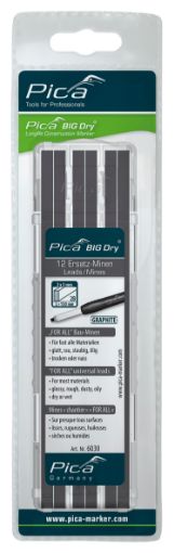 Pica BIG-Dry Refill-set FOR ALL graphite, 12 pcs blister