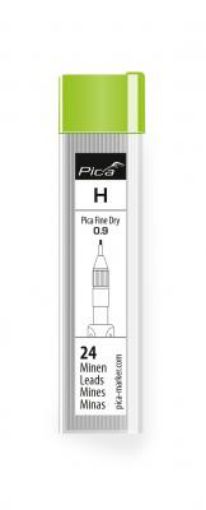 Pica Fine Dry Graphite lead H 0,9H 24pce