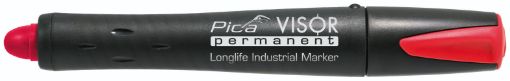 VISOR permanent marker, red