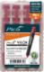 VISOR permanent refills, red, blister 4 pcs