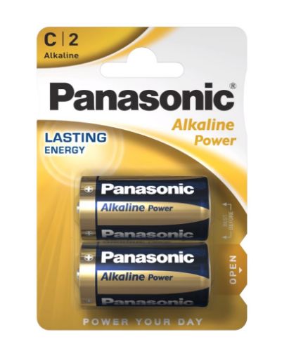 Battery 1,5V C LR14 Panasonic Alkaline Power