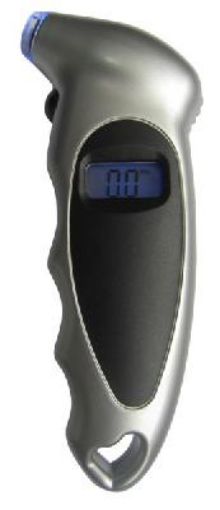 Pressure gauge with LED-light