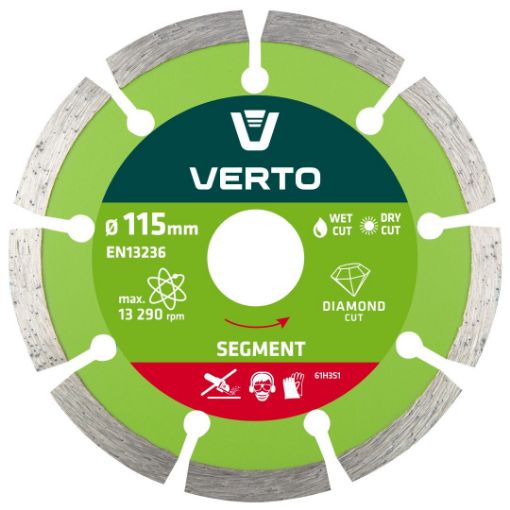 Diamond disc 115mm, segmented