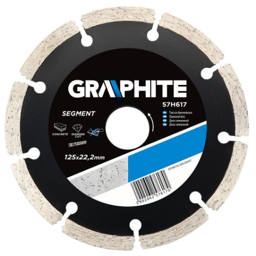 Diamond disc 125mm, segmented