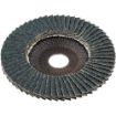 Lamellar flap disc 125 x 22 K36 for stainless steel