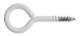 Eye screw 4,3x40/60, White (6/pc)