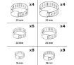 Voolikuklamberite komplekt, 34-osaline