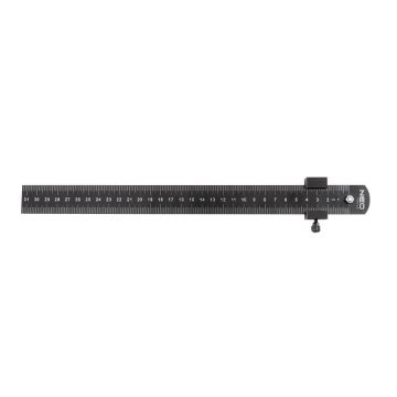 Ruler with positioning block, 300 mm