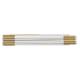 Wooden folding rule - 2 m, white-yellow