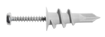 Plasterboard plug with screw Nylon (10/pc)