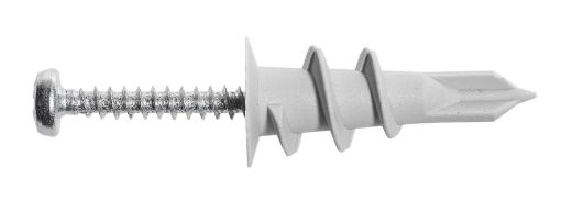 Plasterboard plug with screw , Nylon (100/pc)