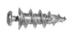 Hollow wall anchor WALLDRILLER zinc + screw 3,5x25 200pcs, 23kg