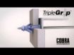 Anchor TRIPLE-GRIP 6mm white+screw+drill bit 6mm 15pcs, 16kg
