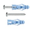 Anchor TRIPLE-GRIP 8mm blue+screw+ drill bit 8mm 10pcs, 21kg