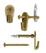 Drywall hook MEGAHOOK brass 45kg, 1pc