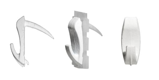 Drywall hook WALLBITER white, 5kg, 4pcs