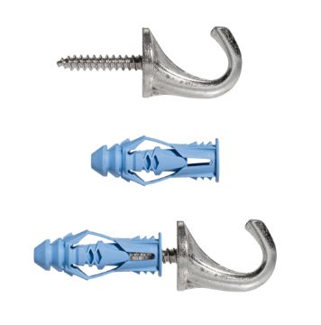 All-purpose hanger VERSAHOOK nickel, 9kg, 2pcs