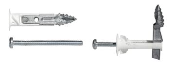Hollow wall anchor DRILLERTOGGLE 5x75mm, 45kg 30pcs