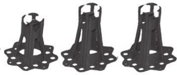 Tower with plate GR 40-50/16mm, plastic (50/pc)