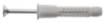 Universal plug with screw 6x28 / 4,5x40, Nylon (50/pc)