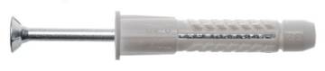 Universal plug with screw 6x28 / 4,5x40, Nylon (50/pc)