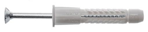 Universal plug with screw 6x28 / 4,5x40, Nylon (50/pc)