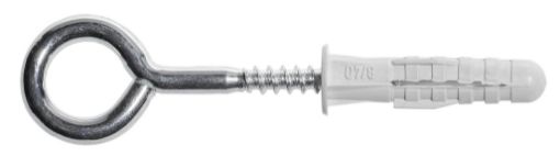 Eye screw with plug 8,0x40, Nylon (25/pc)