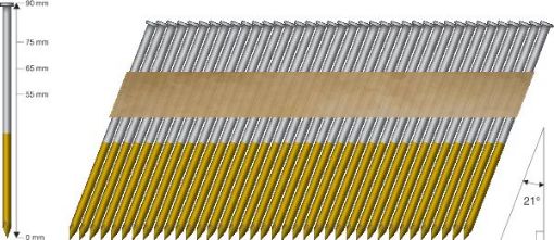 Plastic strip nails rn 21° 31/90 vgkcc a500