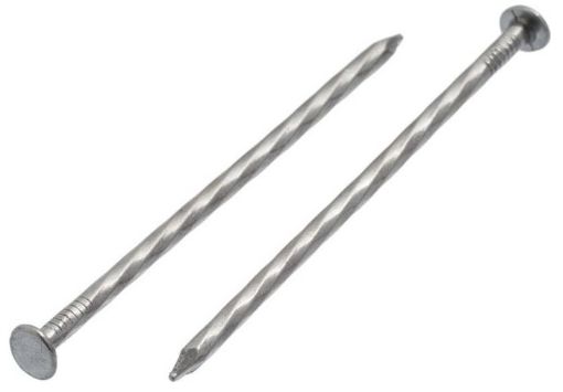 Square twisted nail 3,0x70 Zn 1kg ca. 274 pce