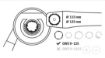 Tolmueemalduskaitse lihvimiseks 115/125 mm