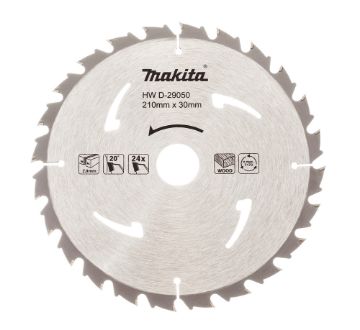 Saeketas 210x2x30 TCT 20°, 24 hammast, puidule