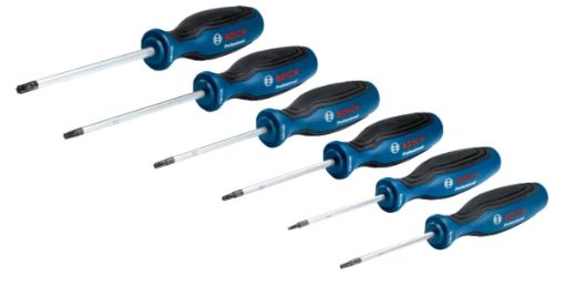 Kruvikeerajate komplekt torx, 6-osaline