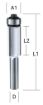 Kandi trimmimise frees (3 tera)  12,7x38,0 mm/ 91,2mm,  12mm tsang