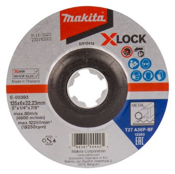 LIHVKETAS 125X6MM, X-LOCK (A36P) METALL