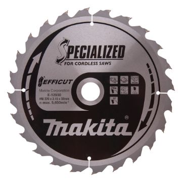 T.C.T hammastega saeketas puidu  lõikamiseks 270X2.15X30mm 23° T24 EFFICUT