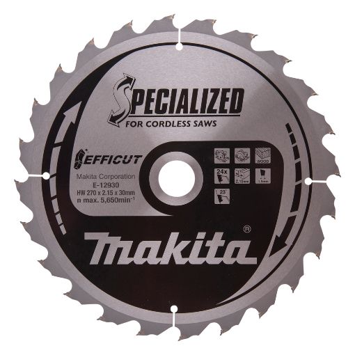 T.C.T hammastega saeketas puidu  lõikamiseks 270X2.15X30mm 23° T24 EFFICUT