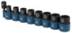LÖÖKPADRUNITE KMPL. 9-OSALINE 1/2'' x 38mm (8, 10, 11, 12, 13, 14, 15, 16, 17, 18mm) +Padruni adapter 1/2"x50mm