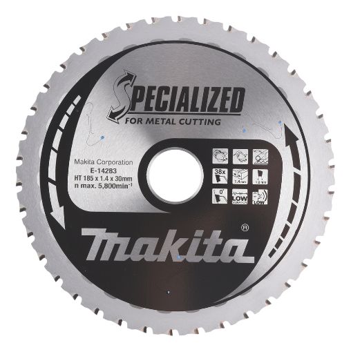 TCT saeketas paksu metalli lõikamiseks 185x1,4x30 mm, 38T, SPECIALIZED