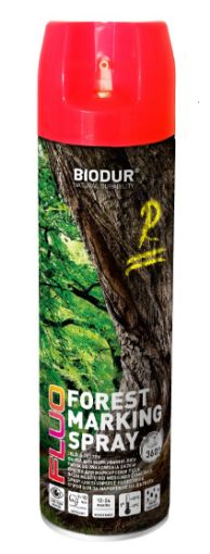 BIODUR Forest marking spray in aerosol package 500 ml - Red