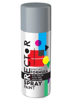 RECTOR Universal Enamel in aerosol package 400 ml - RAL 7046 Gray