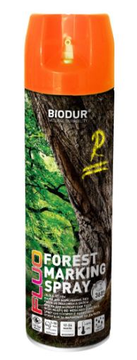 BIODUR Forest marking spray in aerosol package 500 ml - Orange