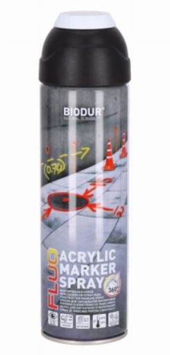BIODUR Construction marking spray in aerosol package 500 ml - White