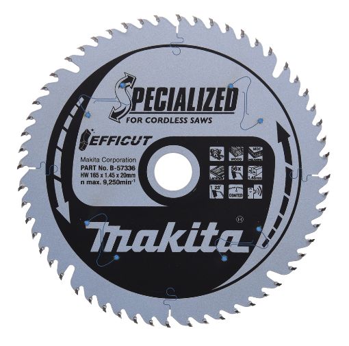 Saeketas 165x1.45x20mm TCT 23°, 56 hammast