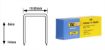 Staples 13/14mm galv coated (5000 pc/box)