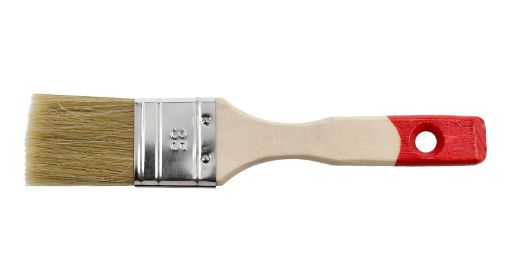 Flat paintbrush 1, 5" white bristle, B/L 53mm