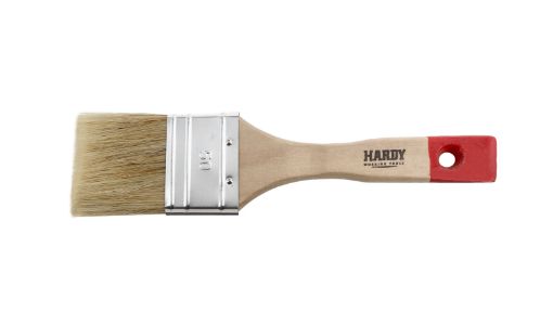 Flat paintbrush 2" white bristle, B/L 59mm