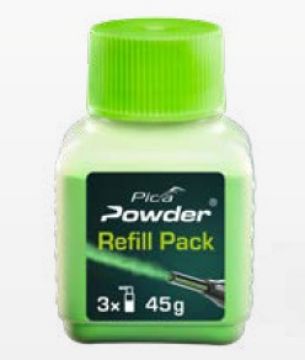 Refill Pack- Green fluorescent chalk powder