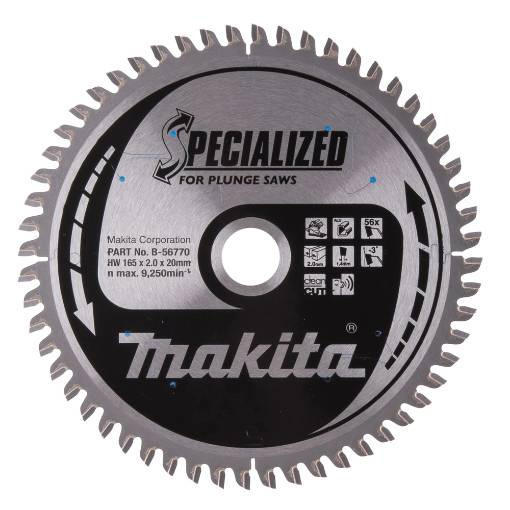 T.C.T saeketas 165X2X20mm -3° T56 T.C.T • 165 x20 mm • T56 • -3° • Alumiinium
